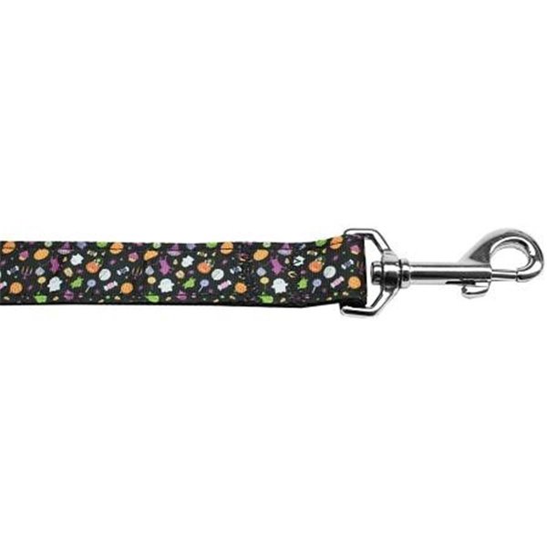 Unconditional Love 4 ft. Halloween Confetti Nylon Dog Leash UN805212